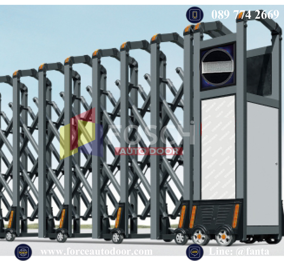 ประตูโฟลดิ้งเกท ราคาเริ่มต้น 20,000 บาท